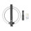 Adjustable Color Temperature Dimmable LED Lighting10Inch RGB Fill Light Foldable Design Ultra-Sturdy Tripod Wireless Remote Control USB Powered 1