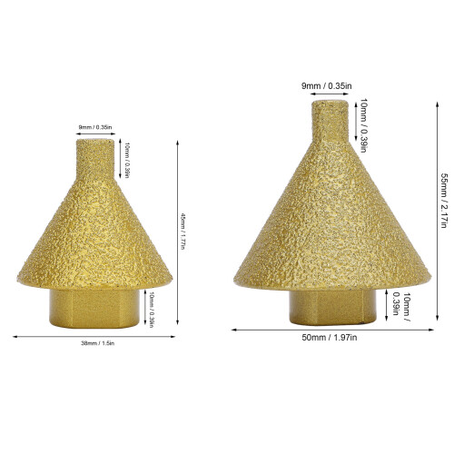 Diamond Beveling Chamfer Bit 38mm/50mm for Marble Quartz Tile 1