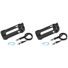 2X for Pulse 4 Silicone Protective Sleeve Portable Speaker Silicone Protective Shell with Shoulder Strap