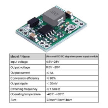 10Pcs MP1584EN - Buck Converter Adjustable Power Supply Module 24V to 12V 9V 5V 3V Reduced Voltage Regulator