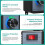 Electronic voltage regulator 220VAC Motor Speed Controller LED Temperature and Light Regulation,UK plug 5