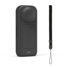 Anti-Scratch Flip Protective Case with Rope Anti-Fall Lens Protector Full Coverage Protection Shell for X5/X4