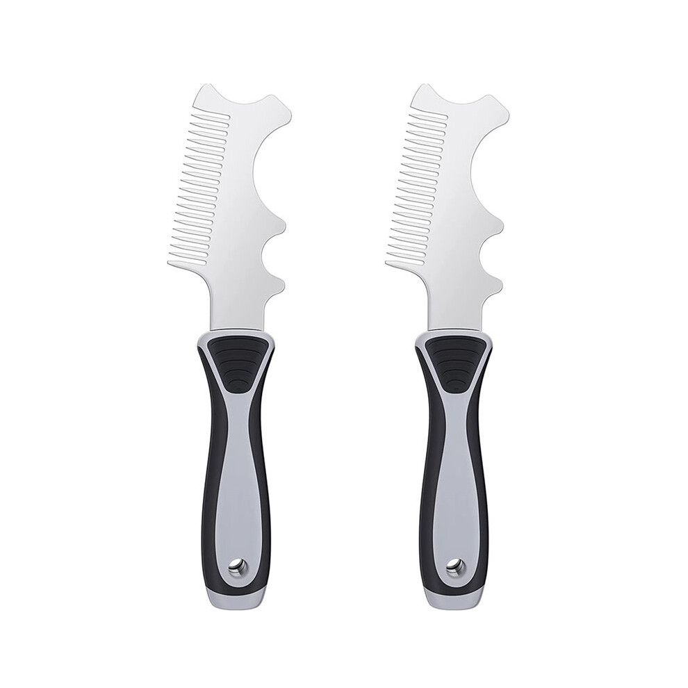 2X 4 In 1 Paint Brush Comb, Brush Roller Cleaner Tool Painters Brush Comb For Sufficient Cleaning And Maintaining 6033887367212