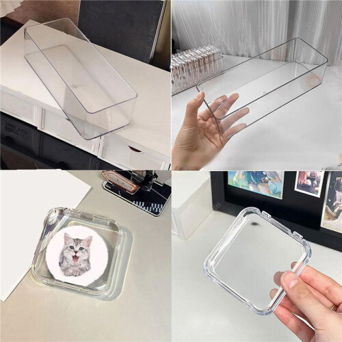 3 Set Large Capacity Acrylic Bracelet Organization Box Practical Bangle Jewelry Display Case Small 1