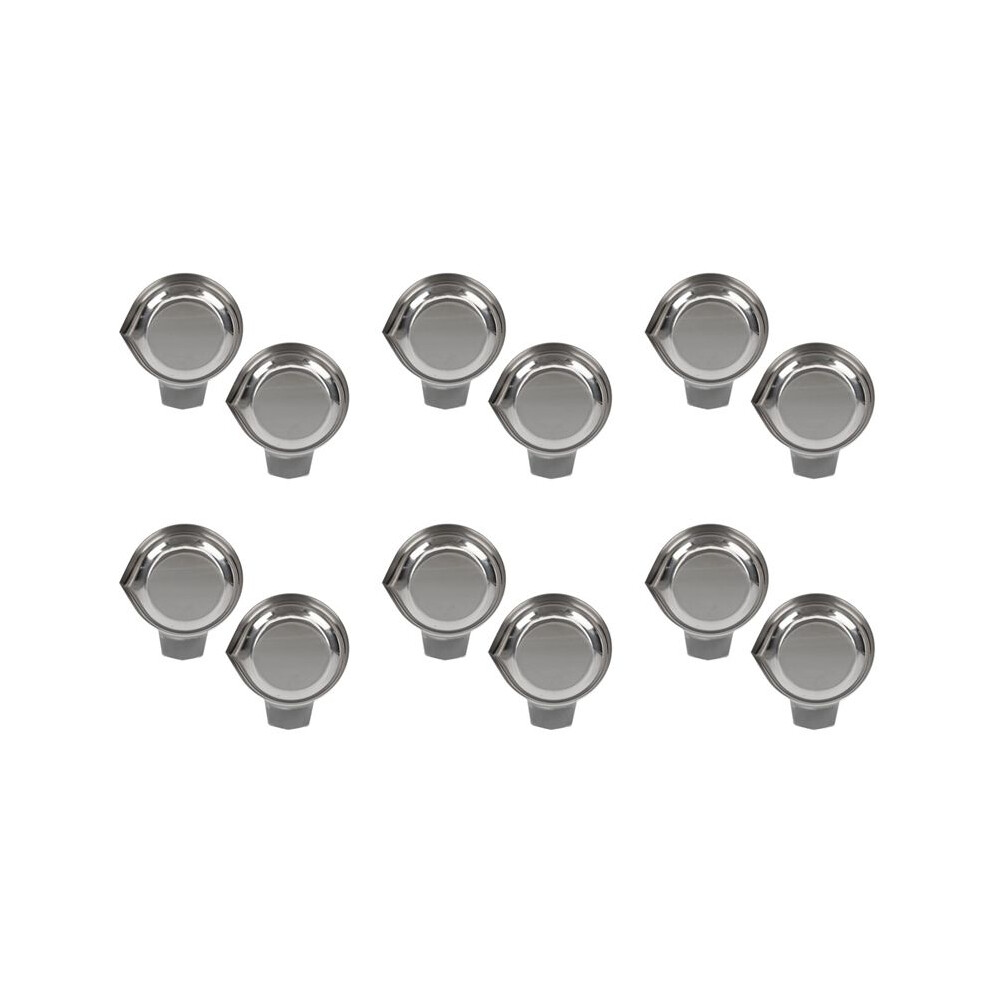 Weigh Boats Scale 12Pcs Weighing Boats Stainless Steel Scale Tray Weighing Plate Lab Dish Containers Weight Tray 6034088853931