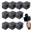 30Pcs Microphone MarkFlag Mic Station- Square Interview Box Stand Flags Shaped Holder Reporter Injection,Black 4