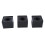 30PZ Microfono MarkFlag Mic Station- Square Interview Box Stand Flags Shaped Holder Reporter Injection,Black 6