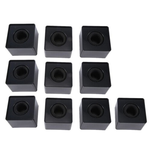 30PZ Microfono MarkFlag Mic Station- Square Interview Box Stand Flags Shaped Holder Reporter Injection,Black 2