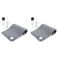 2X Electric Heating Blanket Heated Mat Electro Sheet Pad for Bed Sofa Warm Winter Thermal Blankets Warmer EU Plug