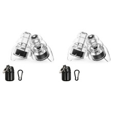4X for Zound Earplugs for Concerts,Earplugs for Motorcycle,for Zound Earplugs for Musicians with Carrying Case