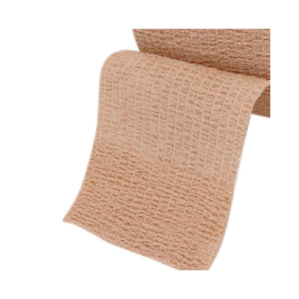 Beige 30Pcs Colorful Sport Self-Adhesive Elastic Bandage Wrap 4.5M Elastic Band For Knee Support Pad, Fingers