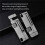 2X Titanium Alloy  Adjustable Spanner Wrench, Multitool Portable Repair Tool for Outdoor Use,Multifunctional Tool 3