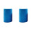 2X Nastro Avvolgente per Bende Elastiche Autoadesive Sportive Blu per Cuscinetti di Supporto per Ginocchia, , Caviglie, Palmi 1
