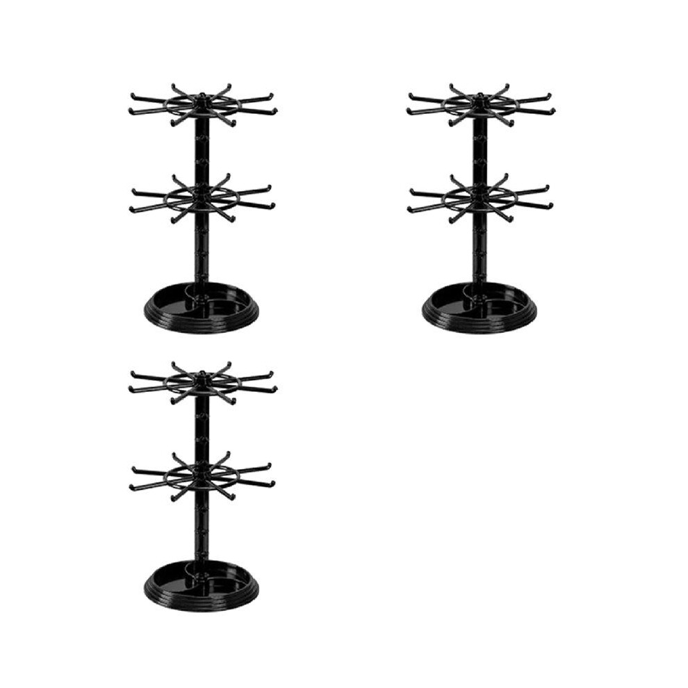 3X Organizer 2 Tier Rotating Jewelry Display Stand Necklace Tower Storage Rack For Earrings Watch Showcase 6033588844906