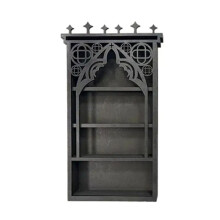 Wandregal Aus Holz, Kristallregal, Schmuckregal, Bücherregal, Make--Regal, Vase, Keramik-Aufbewahrungsregal B