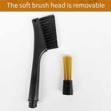 Coffee Tool Cleaning Brush Set Double-Headed Curved Coffee Brush Long-Handled Brewer Cleaning Set Coffee Brush