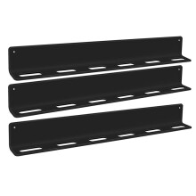 Sonnenbrillenständer, Wandmontage, Transparentes Acryl, Brillendisplay, 6 Fächer, Brillenaufbewahrung, Organizer, Schwarz