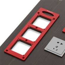 Socket Bottom 86 Box Slotted Scribing Template Tool Opening Hole Decoration Tool Template Electrical Outlet B
