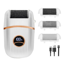 Automatic Callus Remover for Feet,Rechargeable Pedicure Tools for Feet, Electric Foot Callus Remover with 3 Roller Heads