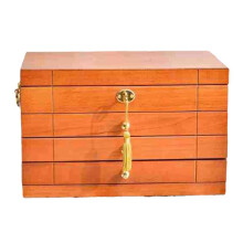 Schmuckschatulle Aus Massivholz im Vintage-Stil, Große Kapazität, Schmuckaufbewahrungsbox, Schmuck Zur Schmuckaufbewahrung, Holzbox, Farbe B