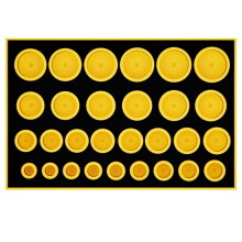 Zestaw Form do Zegarków Montaż Szkła Zegarkowego Manometr Maszyna do Zamykania 29 Sztuk Forma do Maszyn do Zamykania Narzędzia Zegarmistrzowskie