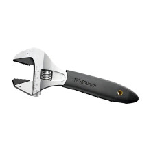 Ratchet Adjustable Wrench Self-Tightening Adjustable Wrench Multi-Function Large Opening Bathroom Wrench 12 Inches