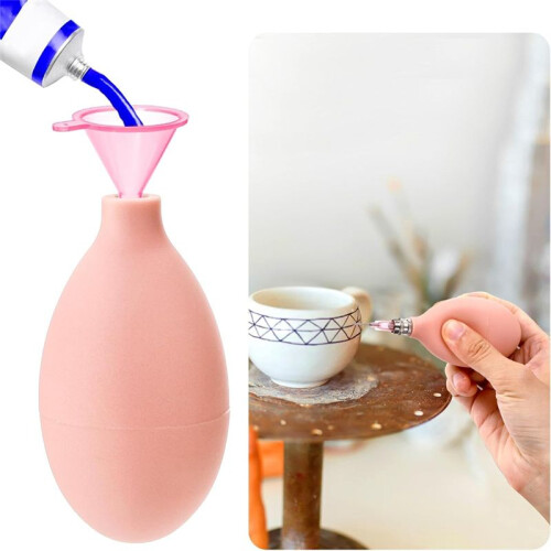 Pottery Tools Supplies, Precision Tips Applicator for Pottery, Ceramic Bottles Glaze Extrusion Bottle, Clay Tools Set 1