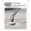 Electric Spin Scrubber Shower Scrubber Ipx7 with 7 Replaceable Brush Heads and Adjustable Removable Extension Handle A 4