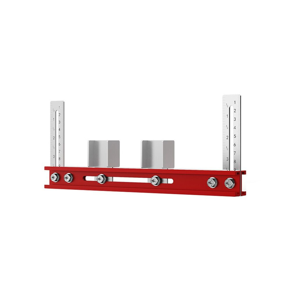 Punching Positioning Ruler for Wardrobe Boom Installation Carpentry Drilling Locator Suspension Rod Install Tool