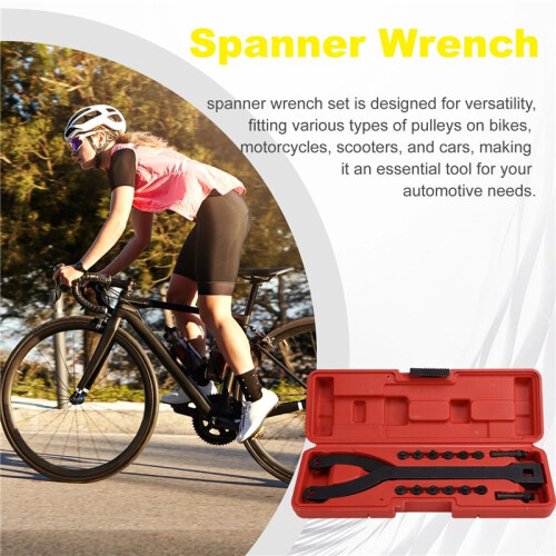 Spanner Wrench Adjustable Spanner Wrench Set Variable Pin Spanner Wrench for Cars, Motorcycles 15PCS 2