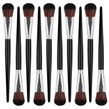 10 Mop Brush for Acrylic Painting,Blending Brush for Acrylic Painting,Oval Blending Brushes Oil Paint Brush for Gouache