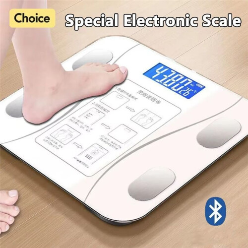 Body Fat Scale for Effective Weight Management Ultra-Precise Home Weighing Scale White 2