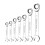 Movable- Dual-Purpose Open-Ended Ratchet Wrench Multi-Function Quick Shaking Wrench 1