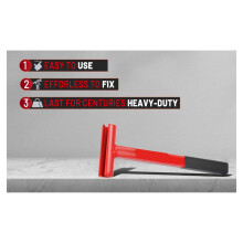 Hinge Adjustment Tool, Long Handle Hinge Bender Wrench for 180Gauge Commercial Door, Heavy Duty Painted Steel Hinge