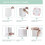 360 Rotating Makeup Organizer,DIY Adjustable Holder,Foldable Cosmetic Storage Display Box 2