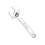 8inch Adjustable Wrench Large Openin Long Handle Universal Spanner Carbon Steel Mechanical Workshop Hand Repair Tools 3