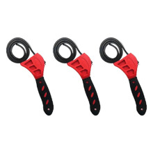 3pcs Multifunctional Belt Wrench Wrench Bottle Opener Auto Repair Filter Dual-Purpose Wrench Red