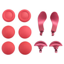 Analog Joysticks for Controller 10-in-1 Thumb Stick 4 Metal Rear Paddle Trigger Button Replacements for PS5 B