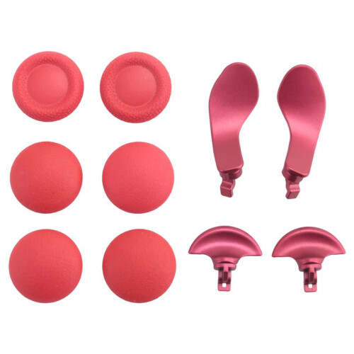 Analog Joysticks for Controller 10-in-1 Thumb Stick 4 Metal Rear Paddle Trigger Button Replacements for PS5  B
