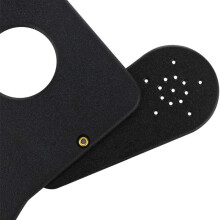 Lot de 2 Obturateurs Oculaires Ophtalmiques pour Ophtalmologistes, OptoméTristes et Orthoptistes Outil D'Examen de la vue (Noir)