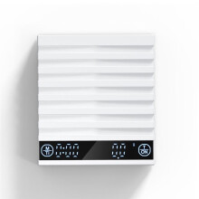 Hochpräzise Elektronische Kaffeewaage, Pad, LED-Anzeige, USB-Zeitmessung, Professionelles Kaffeezubehör für zu Hause, 2 Kg/0,1 G, Weiß