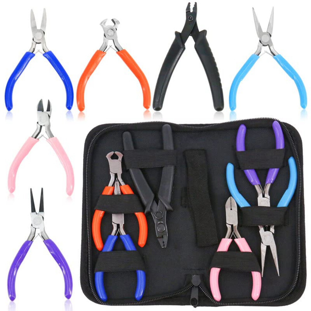 Jewelry Pliers 6Pcs Pliers For Jewelry Making Professional Jewelry Pliers Set For Diy Beading 6031015834186