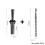 Stone Splitter Hand Tool Kit Stone Splitter with Drill Bit Tools for Splitting Granite Rock Concrete Marble 7