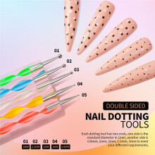 Outils de Nail Art, Brosse à Ongles, Pinceaux de Nail Art, Support à Ongles, Support pour Ongles, Outils de Conception D'Ongles