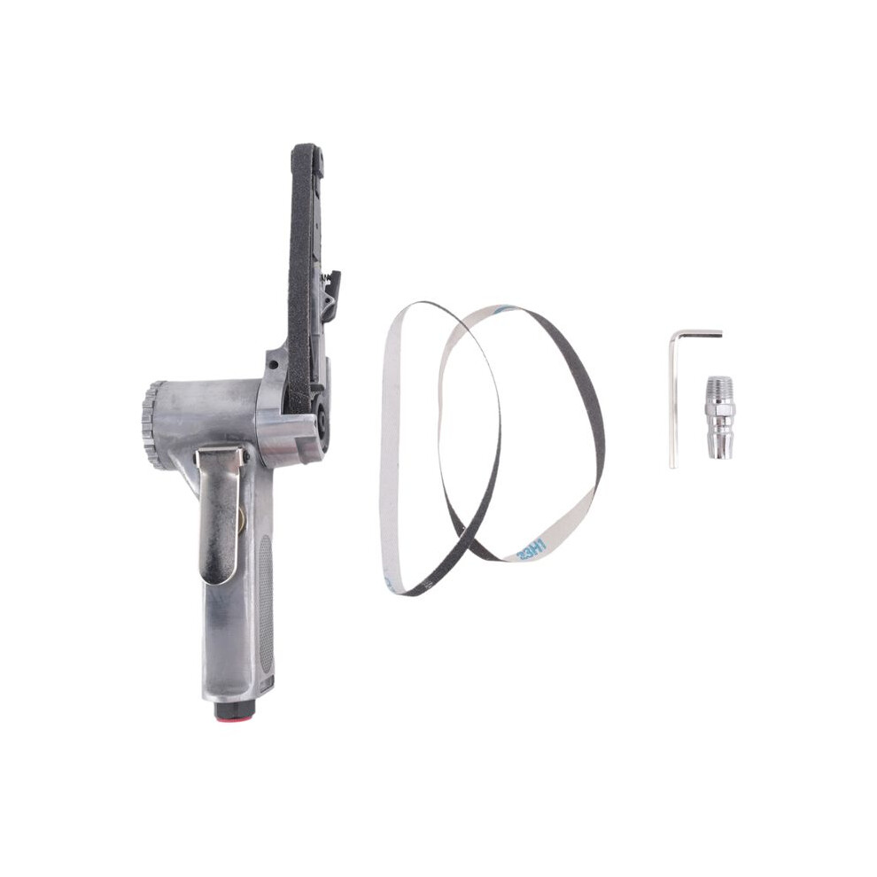 3/8Inch Air Belt Sander Air Angle Grinding Sanding Machine With Sanding Belts For Air Compressor Sanding Small 6033875108216