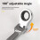 Movable- Dual-Purpose Open-Ended Ratchet Wrench Multi-Function Quick Shaking Wrench 8