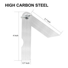 Sliding T-Bevel Gauge Protractor 4 Inch Bevels Angle Adjustable Carpenter Bevels Finder for Woodworking