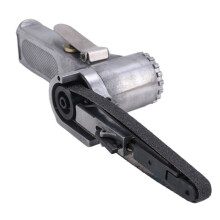 Ponceuse à Bande Pneumatique 3/8 Pouces Ponceuse à Angle Pneumatique avec Bandes Abrasives pour Compresseur D'Air PonçAge Petit