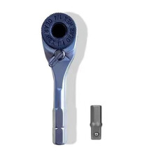 Chiave A Cricchetto da 1/4 di Pollice, Cacciavite Dinamometrico Esagonale con Attacco Rapido da 6,35 mm, Utensile Manuale EDC In Acciaio Inossidabile,