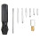 10Pcs Carburetor Adjustment Wrench Tool 90 Degree Bevel Screwdriver Angle Engine Carb Tune  Adjusting Tool for ATV UTV 5